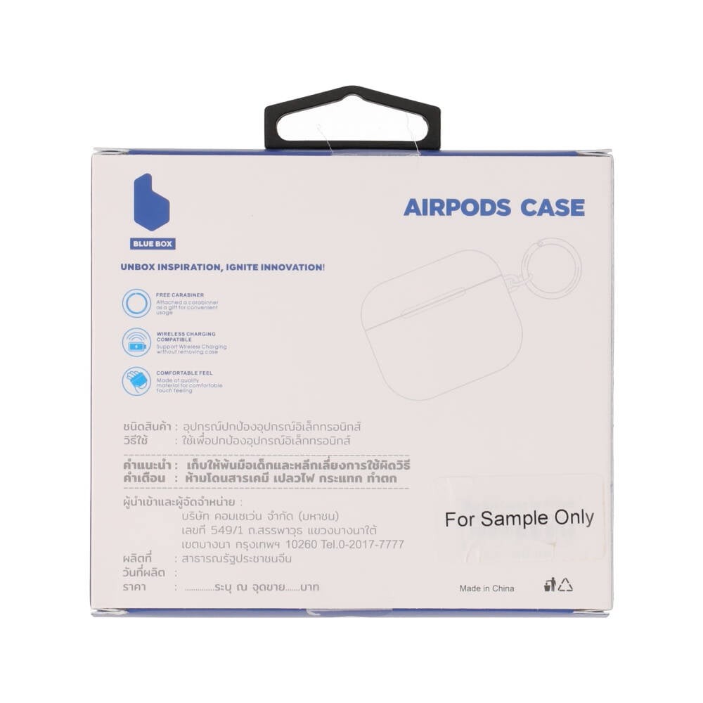 เคส Blue Box AirPods 4 Polka dots White/Purple