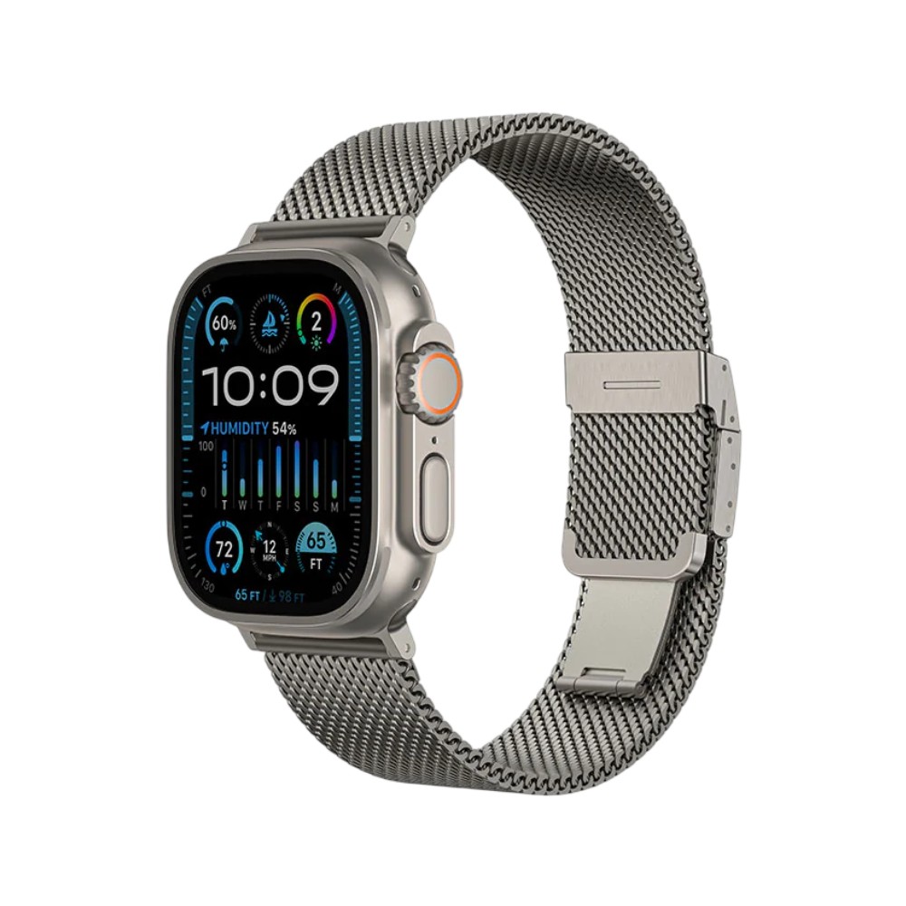 AMAZINGthing สาย Apple Watch Strap Series 6,7,8,9,10,11,Ultra (38/40/41/42/44/45/49 mm) Premium Metal Titanium
