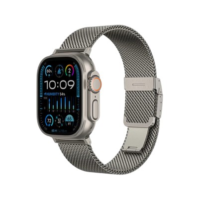 AMAZINGthing สาย Apple Watch Strap Series 6,7,8,9,10,11,Ultra (38/40/41/42/44/45/49 mm) Premium Metal Titanium