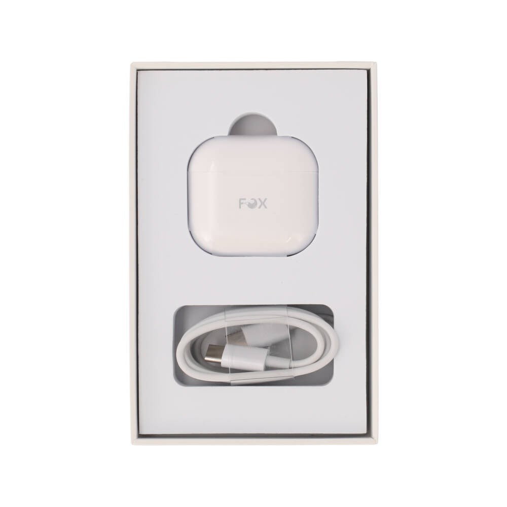 หูฟังไร้สาย FOX TWS BT 6.0 G4 ANC BT-04 (Type-C) White