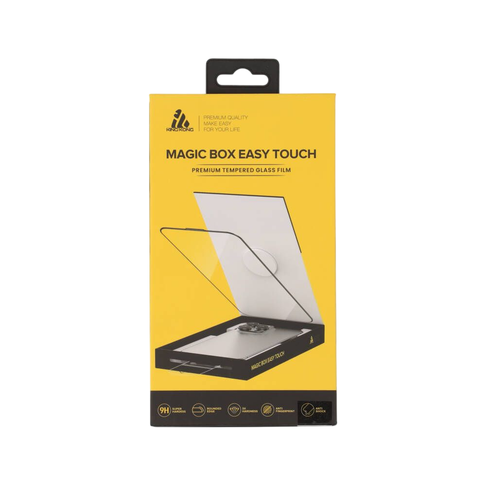 ฟิล์มกันรอย KING KONG iPhone 17e/16e/14/13/13Pro Magic E-Touch Box Clear