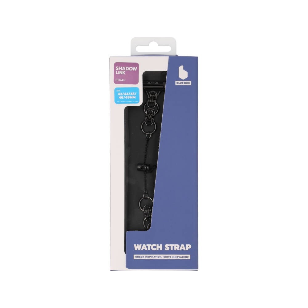 Blue Box สาย Apple Watch Series 6,7,8,9,10,11,SE1,SE2,Ultra (44/45/46/49mm) Shadow Link