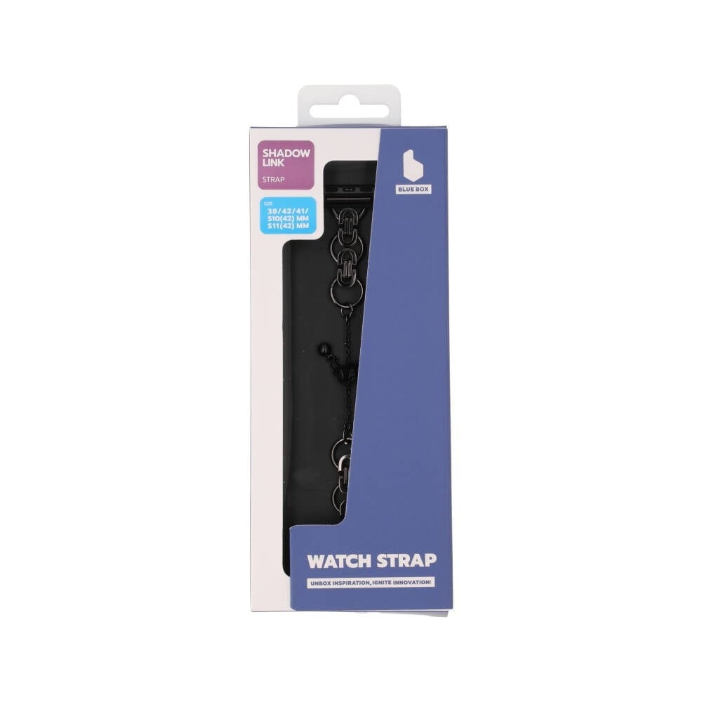 Blue Box สาย Apple Watch Series 6,7,8,9,10,11,SE1,SE2 (39/40/41/42mm) Shadow Link