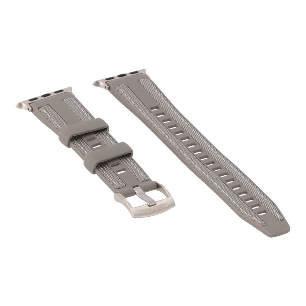 Blue Box สาย Apple Watch Series 6,7,8,9,10,11,SE1,SE2 (39/40/41/42mm) Tactical Fit Gray