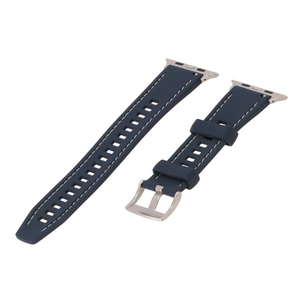 Blue Box สาย Apple Watch Series 6,7,8,9,10,11,SE1,SE2,Ultra (44/45/46/49mm) Tactical Fit Navy Blue