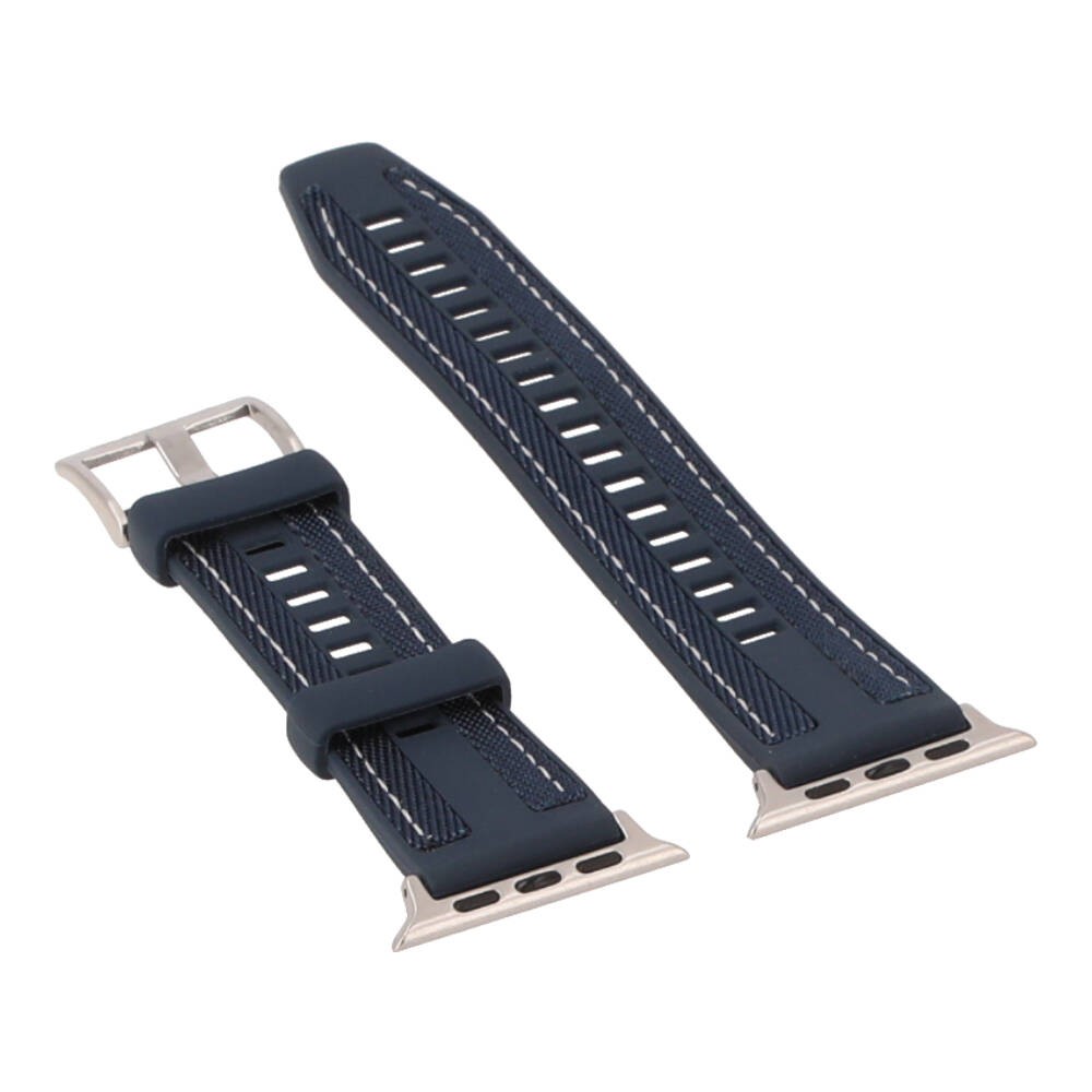 Blue Box สาย Apple Watch Series 6,7,8,9,10,11,SE1,SE2,Ultra (44/45/46/49mm) Tactical Fit Navy Blue