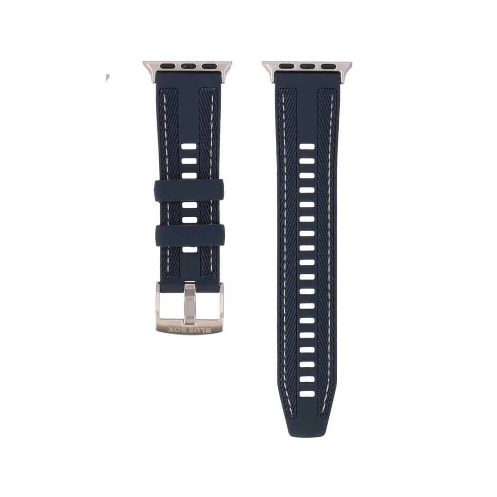 Blue Box สาย Apple Watch Series 6,7,8,9,10,11,SE1,SE2 (39/40/41/42mm) Tactical Fit Navy Blue