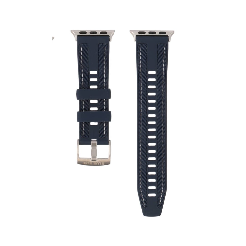 Blue Box สาย Apple Watch Series 6,7,8,9,10,11,SE1,SE2 (39/40/41/42mm) Tactical Fit Navy Blue