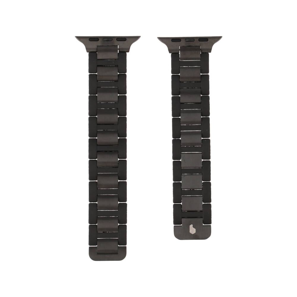 Blue Box สาย Apple Watch Series 6,7,8,9,10,11,SE1,SE2 (39/40/41/42mm) Metal Black