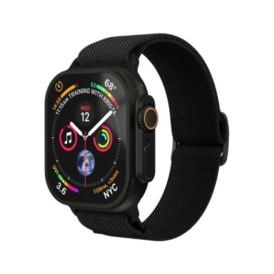Vonmaehlen สาย Apple Watch Strap (40/41/42mm) Classic Nylon Loop - Black
