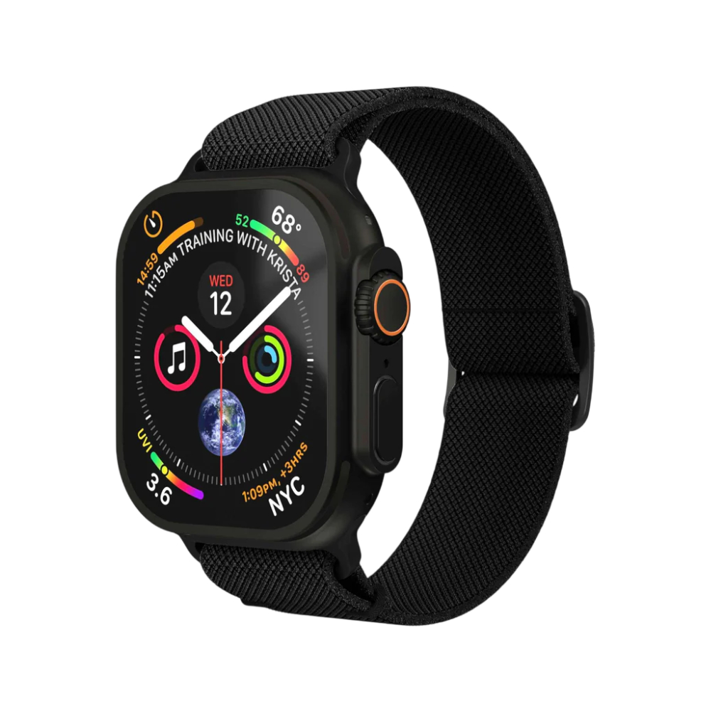 Vonmaehlen สาย Apple Watch Strap (40/41/42mm) Classic Nylon Loop - Black