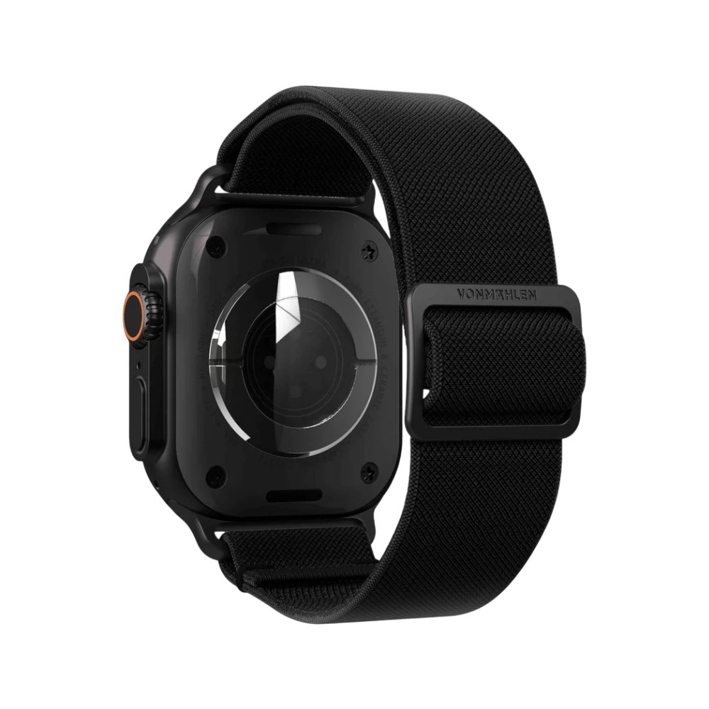 Vonmaehlen สาย Apple Watch Strap (44/45/46/49mm) Classic Nylon Loop - Black