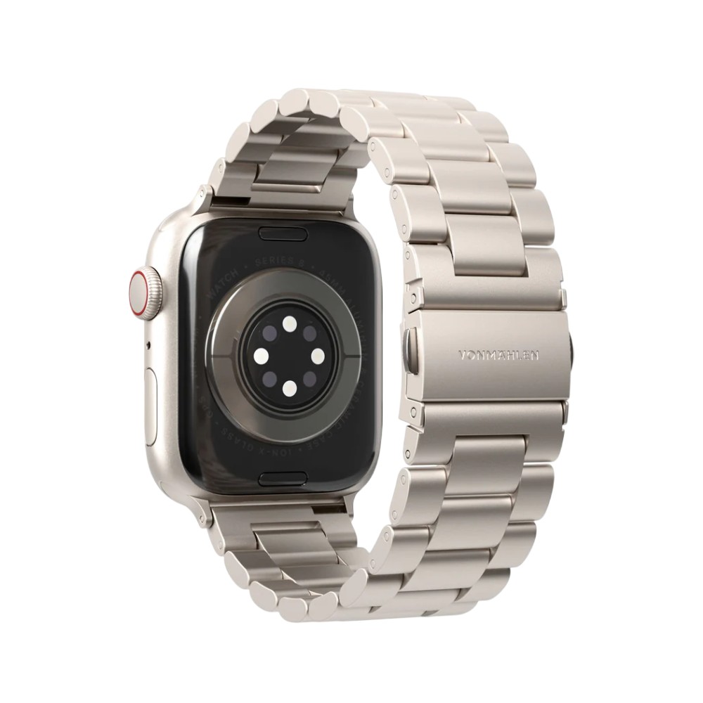Vonmaehlen สาย Apple Watch Strap (44/45/46/49mm) Link Bracelet - Champagne
