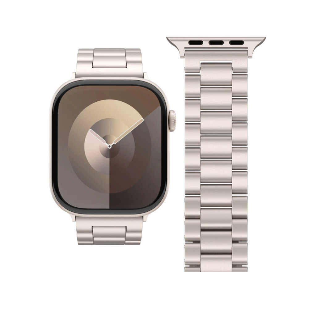 Vonmaehlen สาย Apple Watch Strap (44/45/46/49mm) Link Bracelet - Champagne