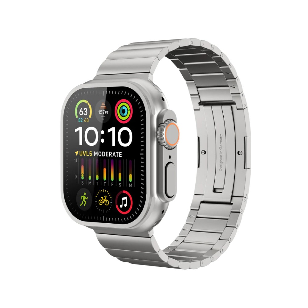 Vonmaehlen สาย Apple Watch Strap (44/45/46/49mm) Link Bracelet Pro Titanium - Nature