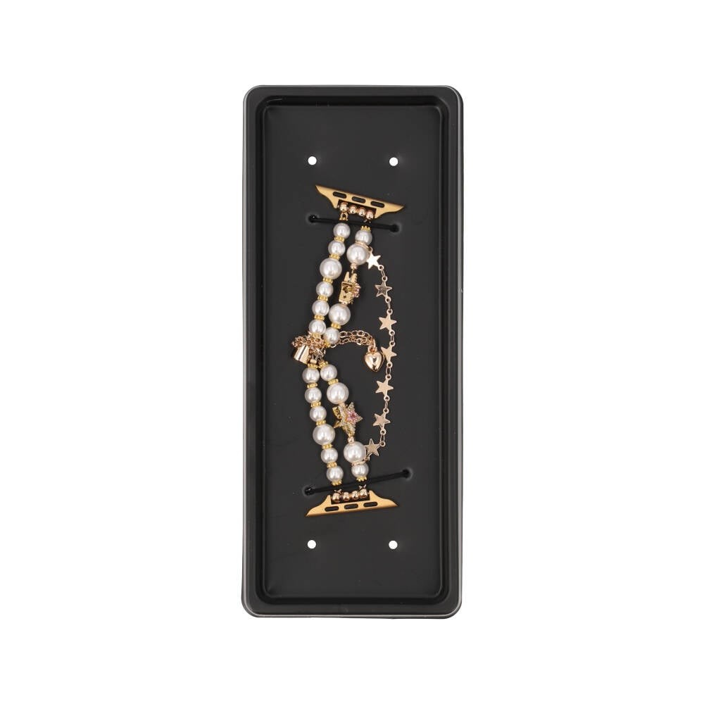 Blue Box สาย Apple Watch Strap Series 6,7,8,9,10,11,SE1,SE2,Ultra (44/45/46/49mm) Golden Pearl Star