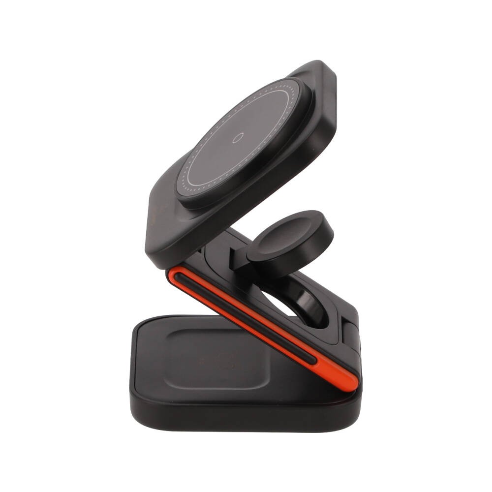 ที่ชาร์จไร้สาย TECHPRO Foldable 3 in 1 Magnetic Black