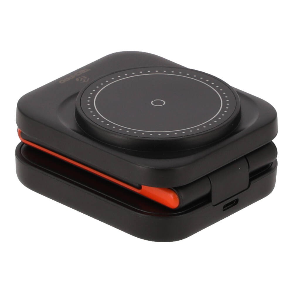 ที่ชาร์จไร้สาย TECHPRO Foldable 3 in 1 Magnetic Black