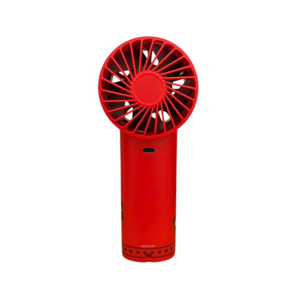 Sothing x Monchhichi พัดลมพกพา Handheld Fan Engine Ice Red