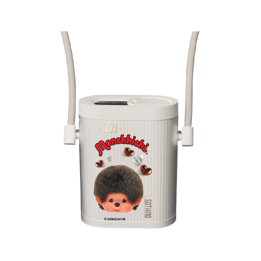 Sothing x Monchhichi พัดลมพกพา Neck Fan Ice Cube White