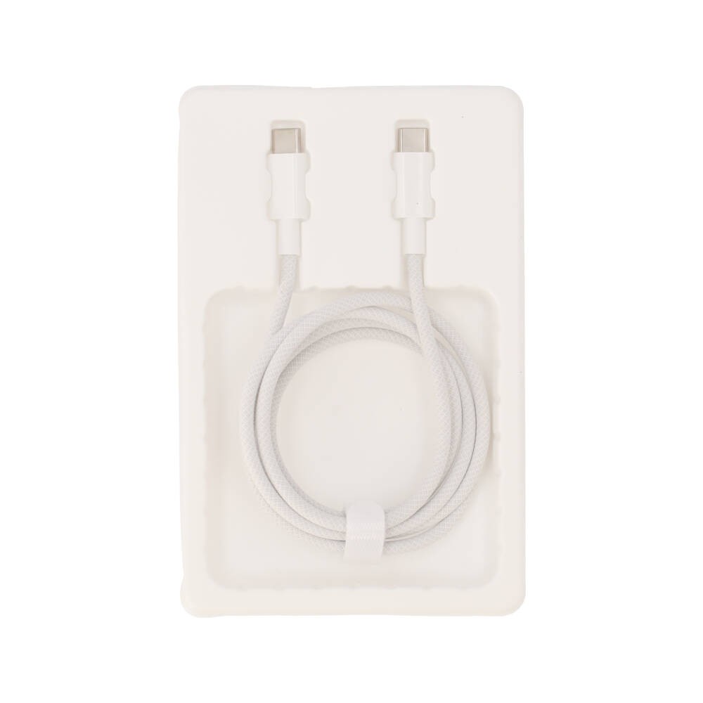 สายชาร์จ QPLUS USB-C to USB-C Cable 60W 1M. White (T4)