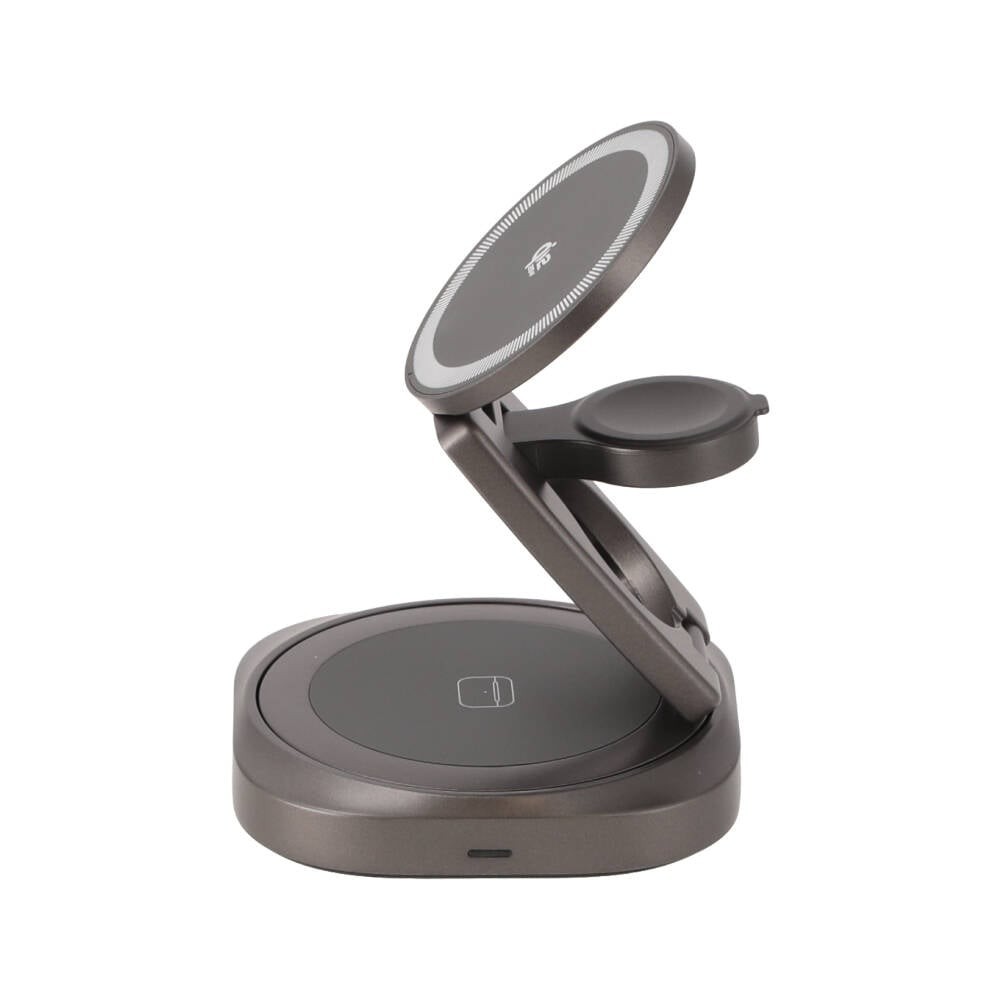ที่ชาร์จไร้สาย TITANV 3-in-1 Qi2.2 Magstudio Wireless Charger Foldable 25W Gray (Y329)