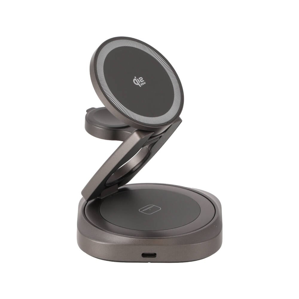 ที่ชาร์จไร้สาย TITANV 3-in-1 Qi2.2 Magstudio Wireless Charger Foldable 25W Gray (Y329)