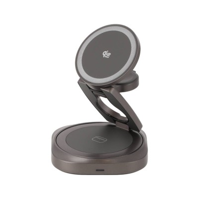 ที่ชาร์จไร้สาย TITANV 3-in-1 Qi2.2 Magstudio Wireless Charger Foldable 25W Gray (Y329)