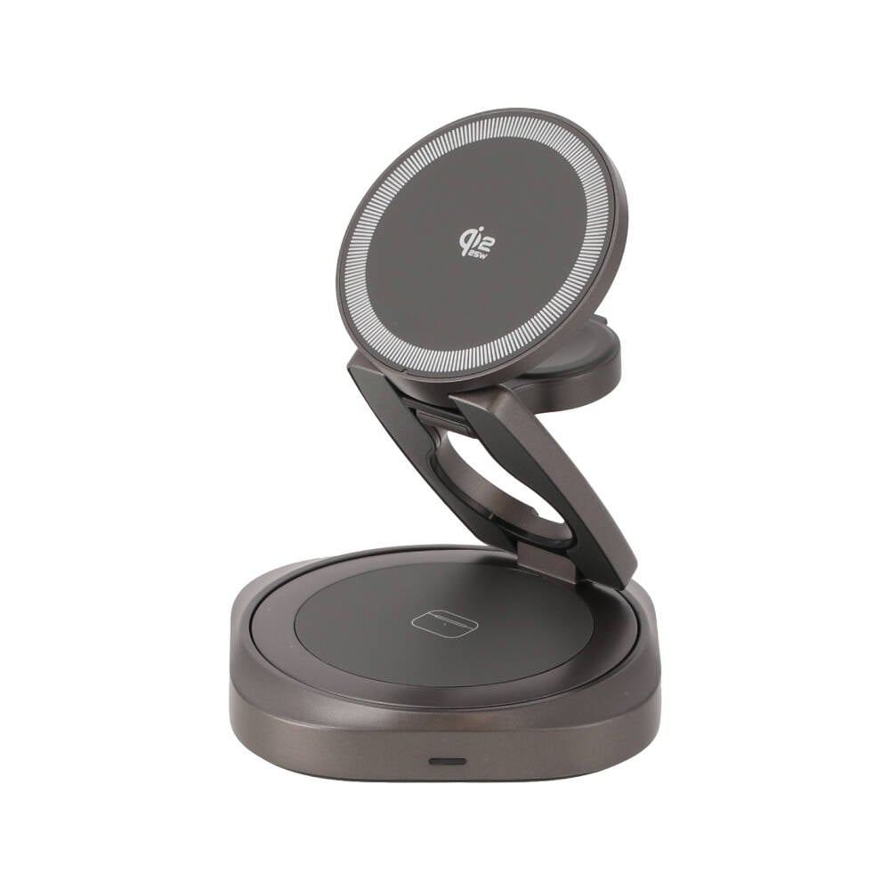 ที่ชาร์จไร้สาย TITANV 3-in-1 Qi2.2 Magstudio Wireless Charger Foldable 25W Gray (Y329)