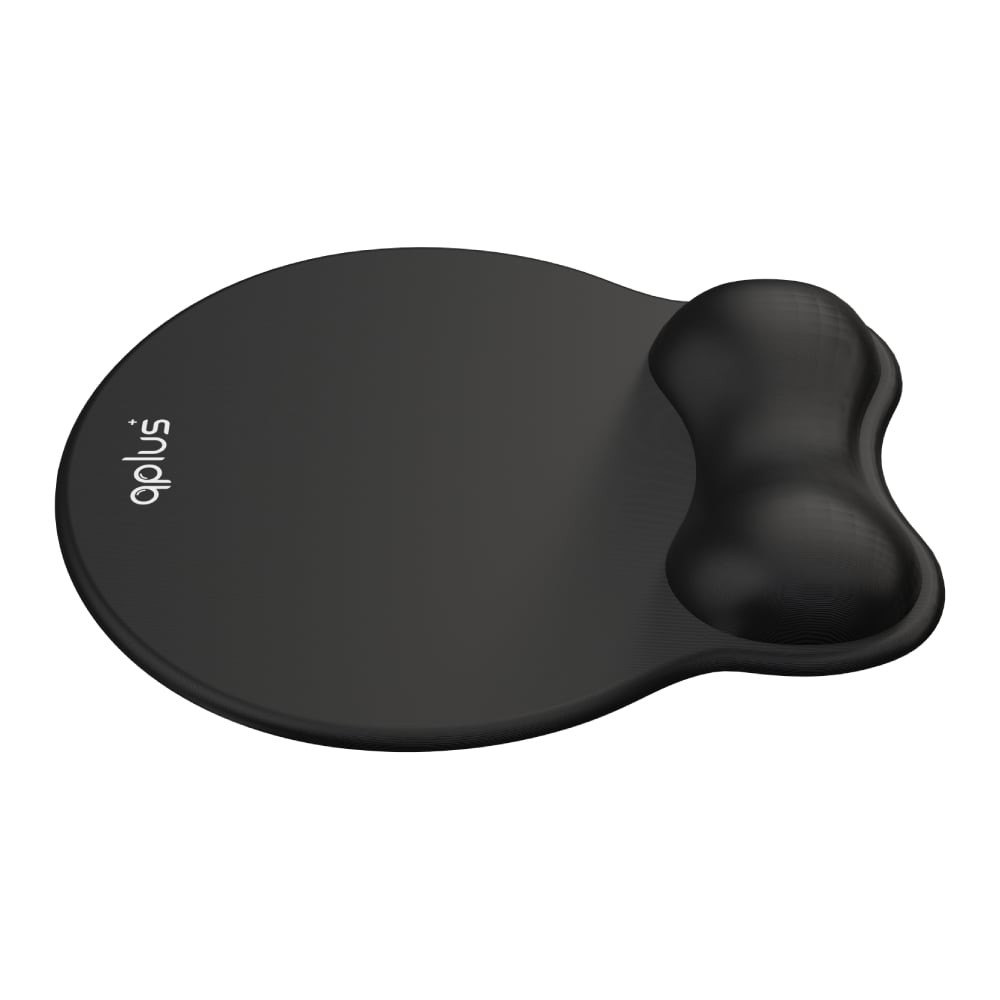 แผ่นรองเมาส์ QPLUS Wrist Guard Mouse Pad MP003 Black