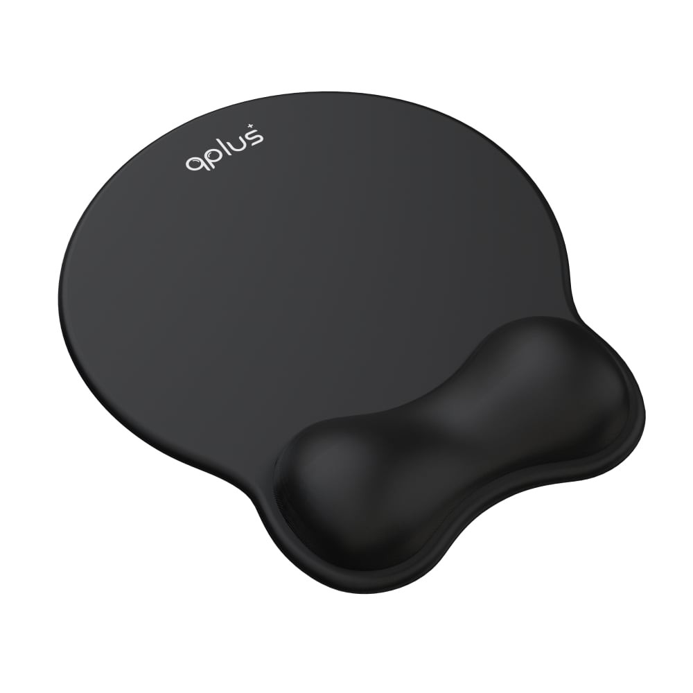 แผ่นรองเมาส์ QPLUS Wrist Guard Mouse Pad MP003 Black