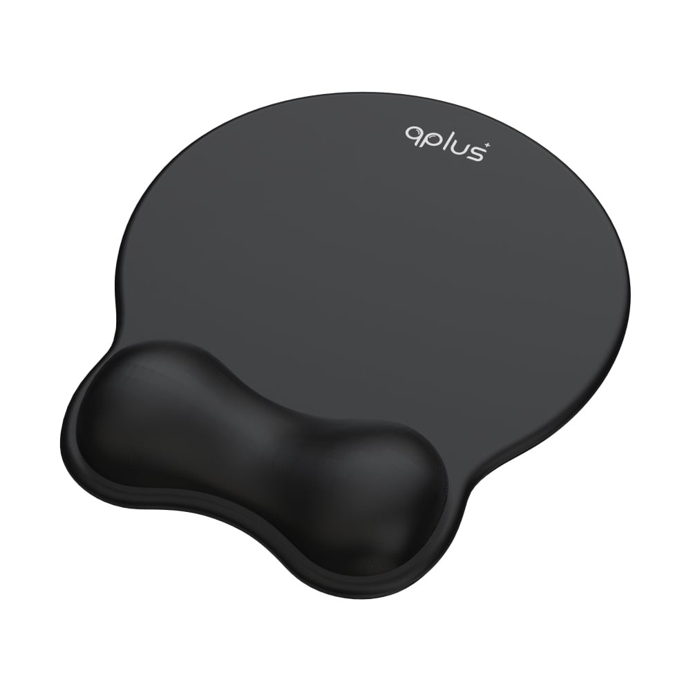 แผ่นรองเมาส์ QPLUS Wrist Guard Mouse Pad MP003 Black