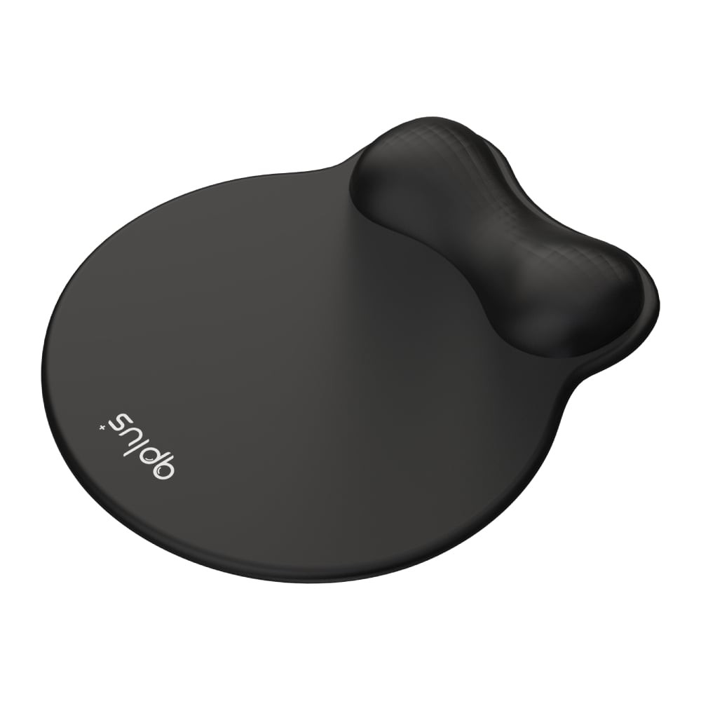 แผ่นรองเมาส์ QPLUS Wrist Guard Mouse Pad MP003 Black