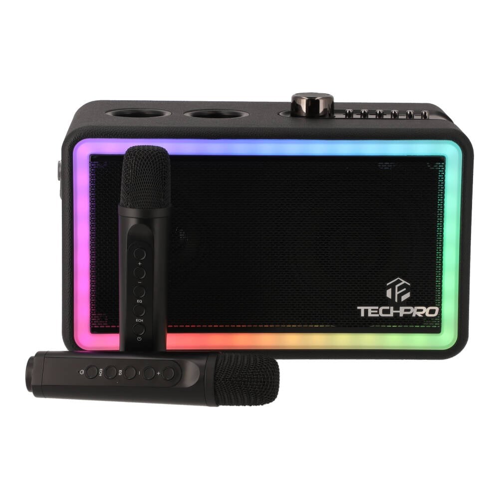ลำโพงบลูทูธ TECHPRO Karaoke SP500 Black