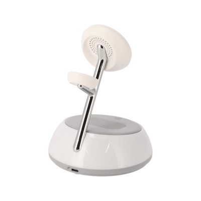 ที่ชาร์จไร้สาย Blue Box 3-in-1 Magnetic Qi2.0 AuraGlow White (BB-WS02)