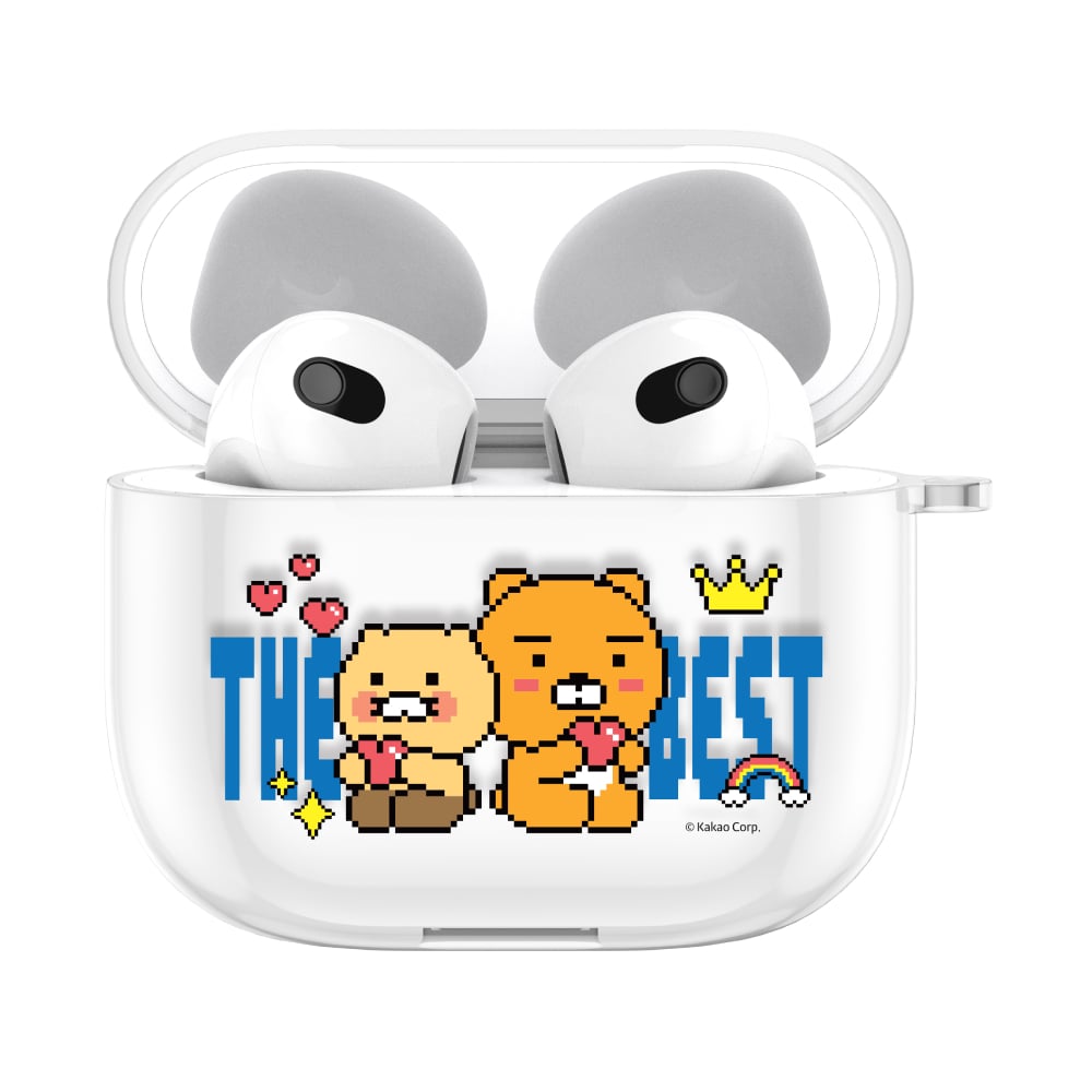 หูฟัง QPLUS x KAKAO Friends TWS BT24 White (Type-C) Free You are The Best Case