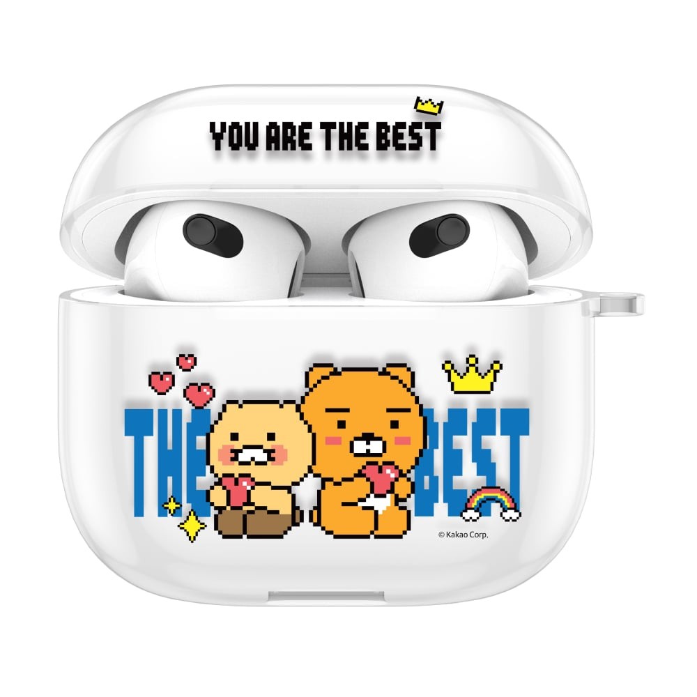 หูฟัง QPLUS x KAKAO Friends TWS BT24 White (Type-C) Free You are The Best Case