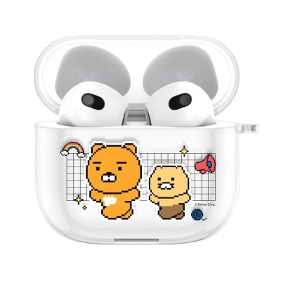 หูฟัง QPLUS x KAKAO Friends TWS BT24 White (Type-C) Free Rainbow Gift Case