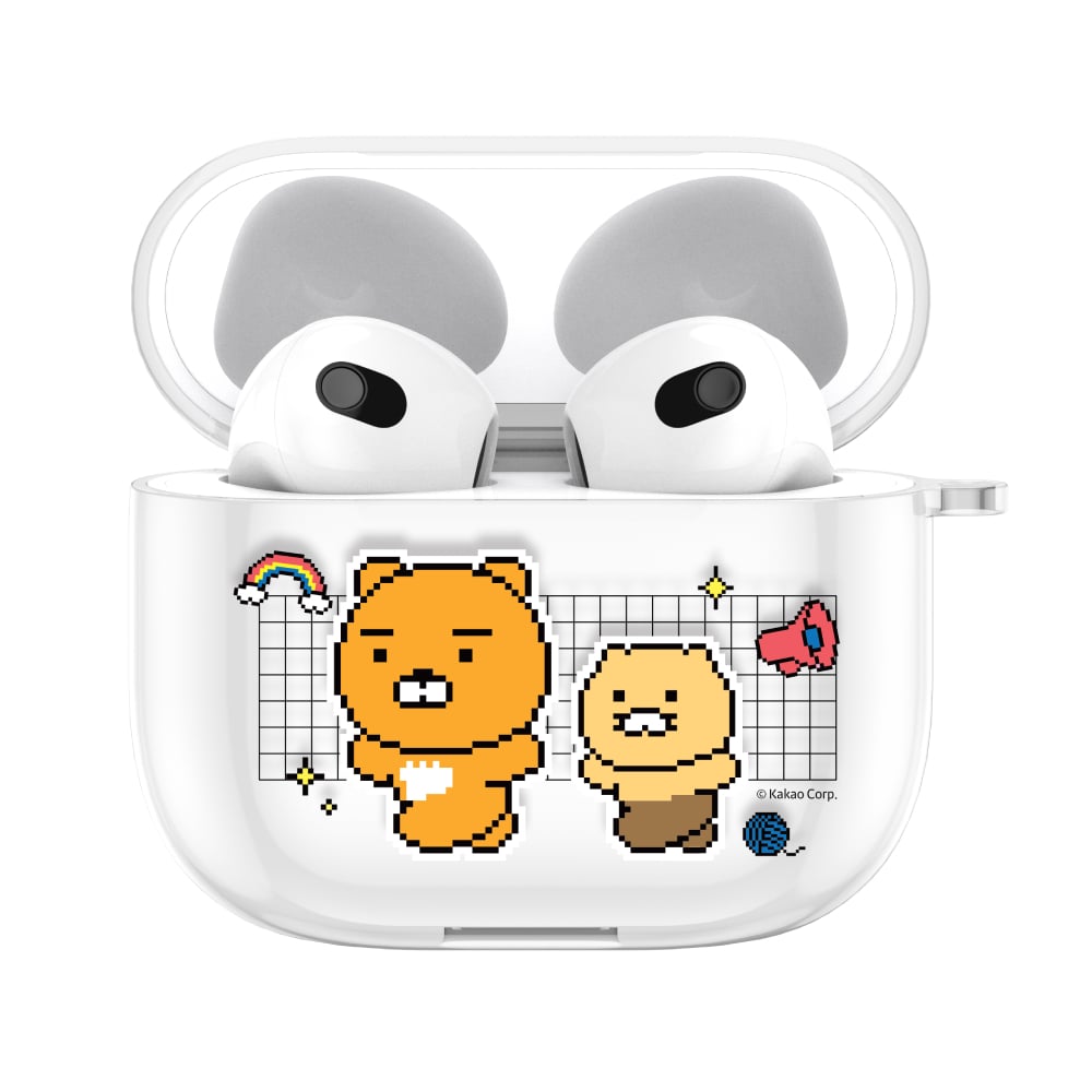 หูฟัง QPLUS x KAKAO Friends TWS BT24 White (Type-C) Free Rainbow Gift Case