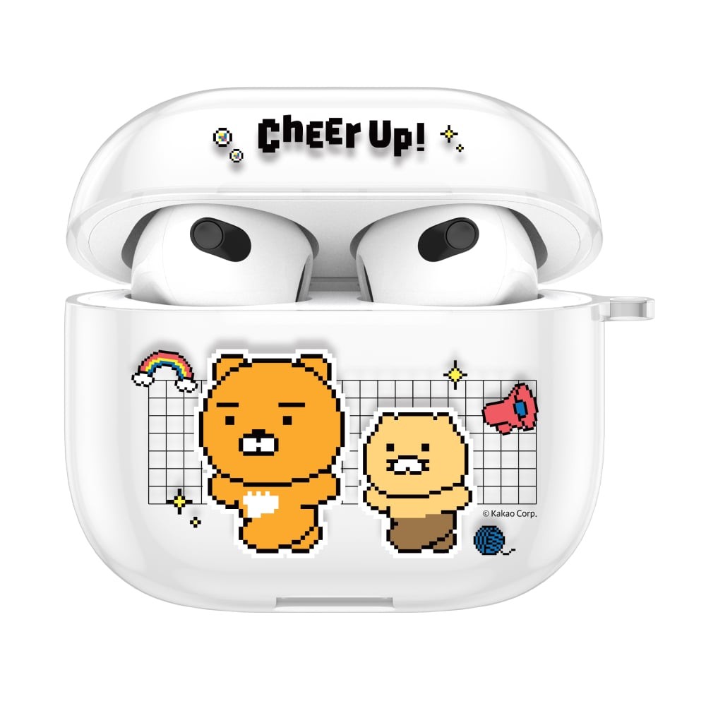 หูฟัง QPLUS x KAKAO Friends TWS BT24 White (Type-C) Free Rainbow Gift Case