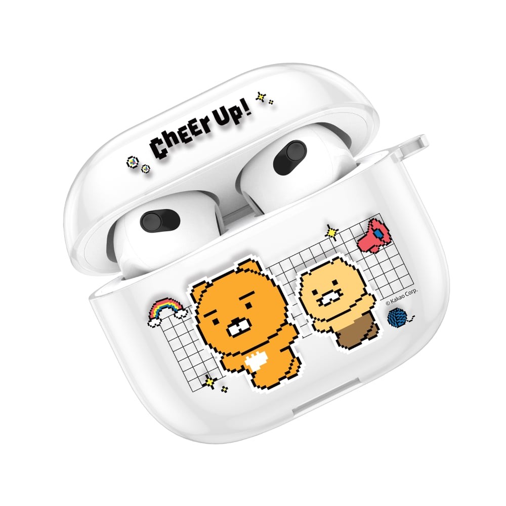 หูฟัง QPLUS x KAKAO Friends TWS BT24 White (Type-C) Free Rainbow Gift Case