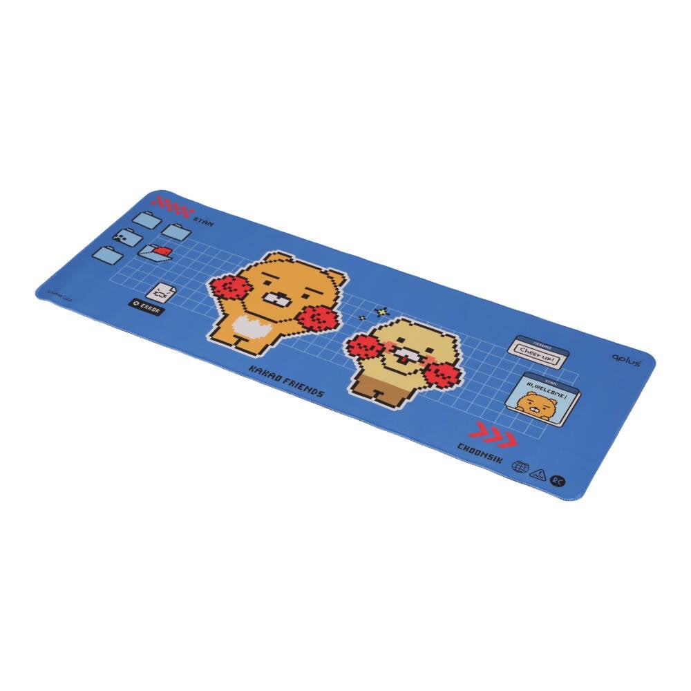 QPLUS x KAKAO Friends แผ่นรองเมาส์ Desk Mat Stick with Me Blue