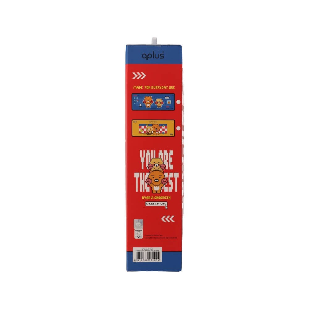 QPLUS x KAKAO Friends แผ่นรองเมาส์ Desk Mat Stick with Me Blue