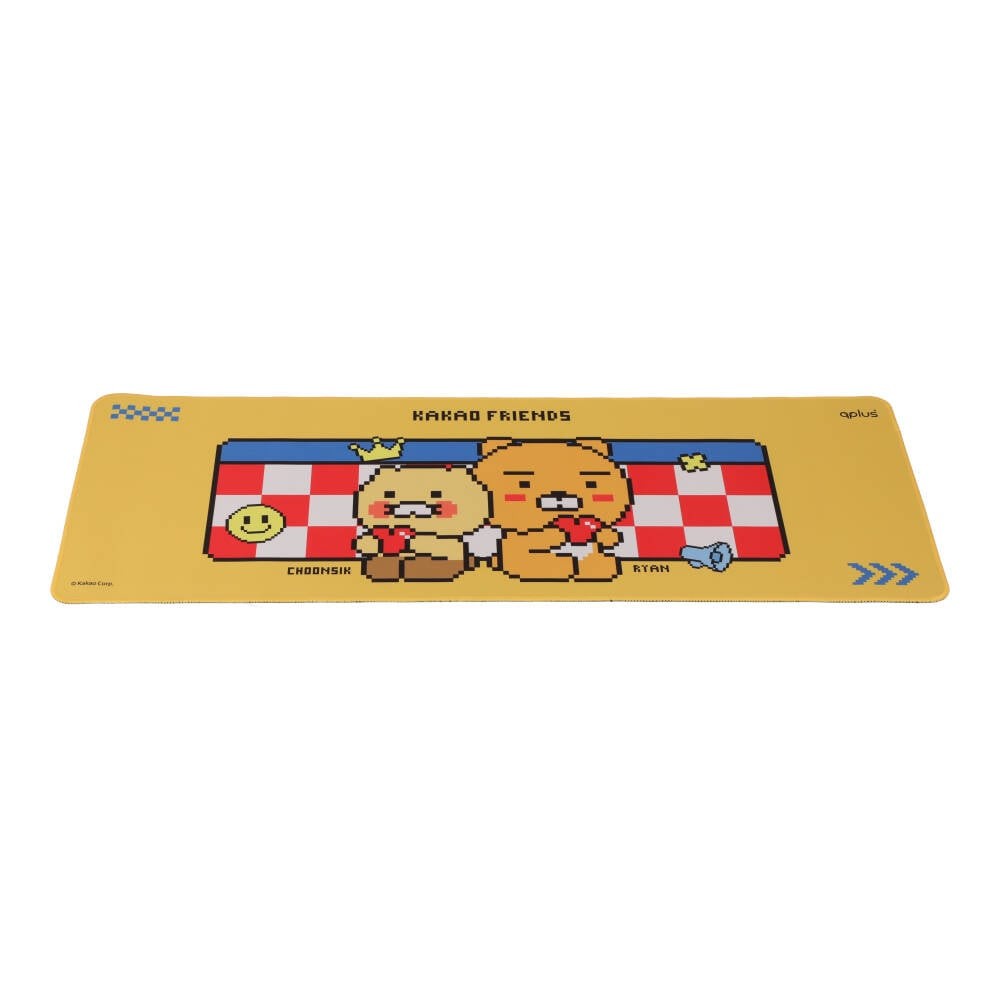 QPLUS x KAKAO Friends แผ่นรองเมาส์ Desk Mat Stick with Me Yellow