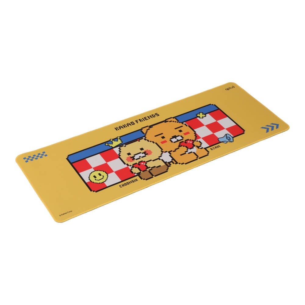 QPLUS x KAKAO Friends แผ่นรองเมาส์ Desk Mat Stick with Me Yellow