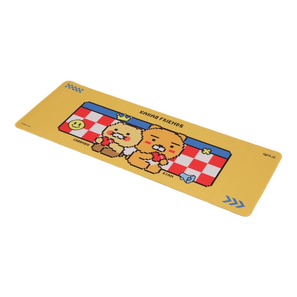 QPLUS x KAKAO Friends แผ่นรองเมาส์ Desk Mat Stick with Me Yellow