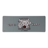 แผ่นรองเมาส์ FOX x KAKAO Desk Mat Life is Hard Gray