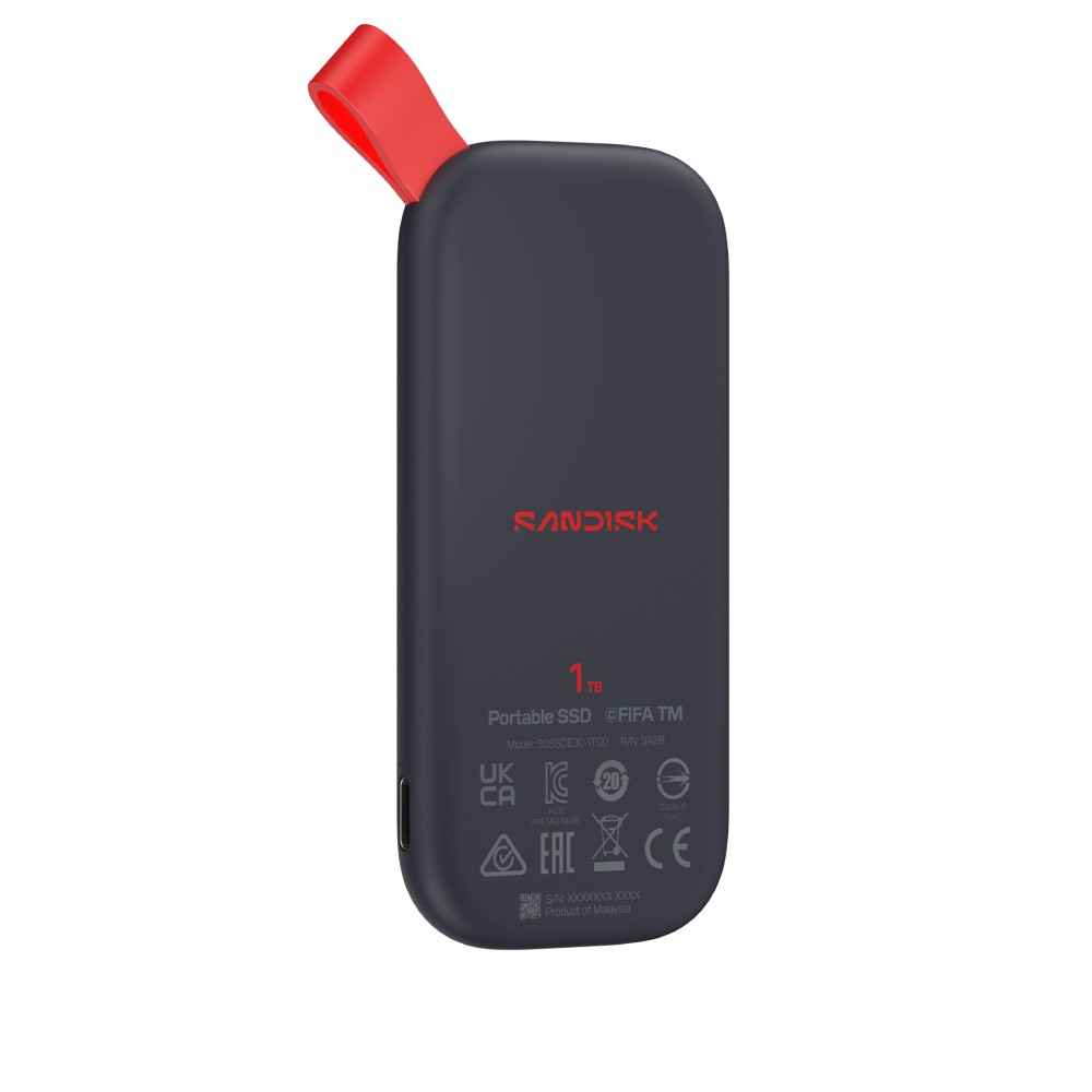 ฮาร์ดดิสก์ SanDisk FIFA World Cup 2026 Edition SSD Portable 1TB (SDSSDE30F-1T00-G25)
