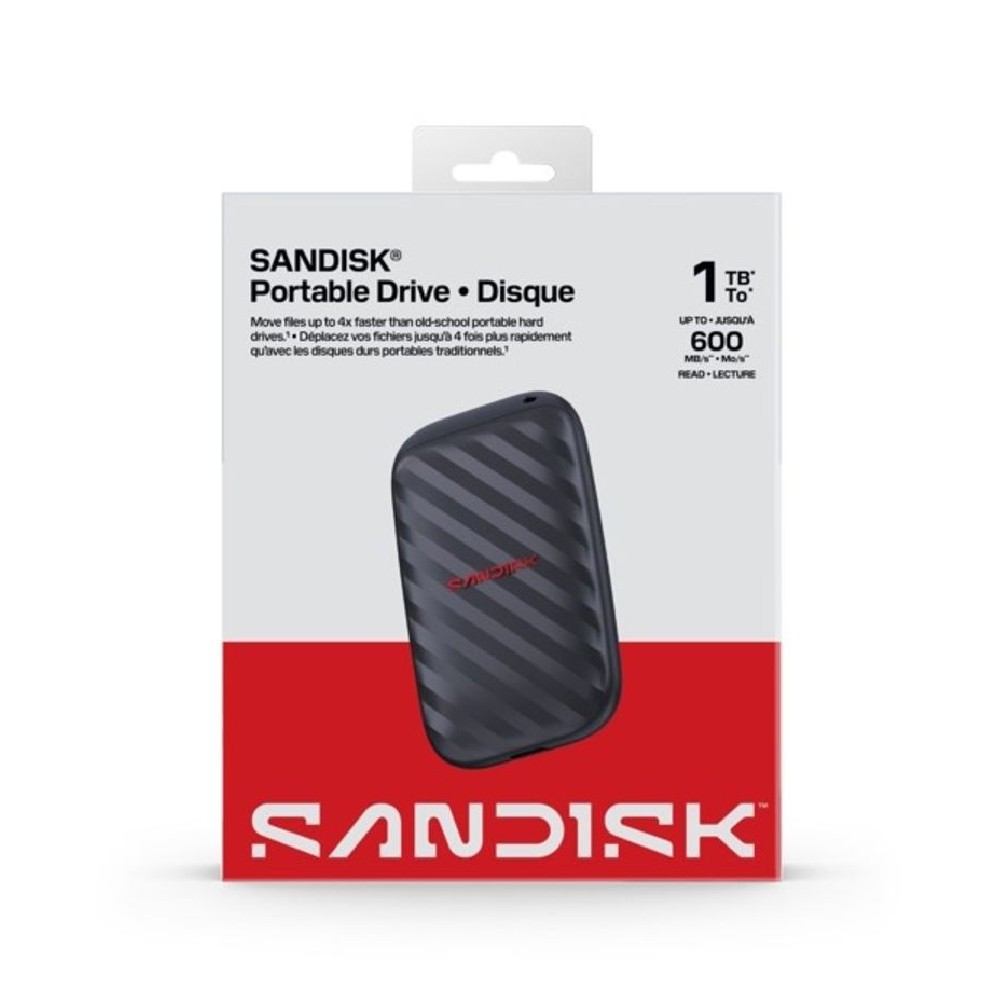 ฮาร์ดดิสก์ SanDisk SSD External Portable 1TB (SDSSDE10-1T00-G25)