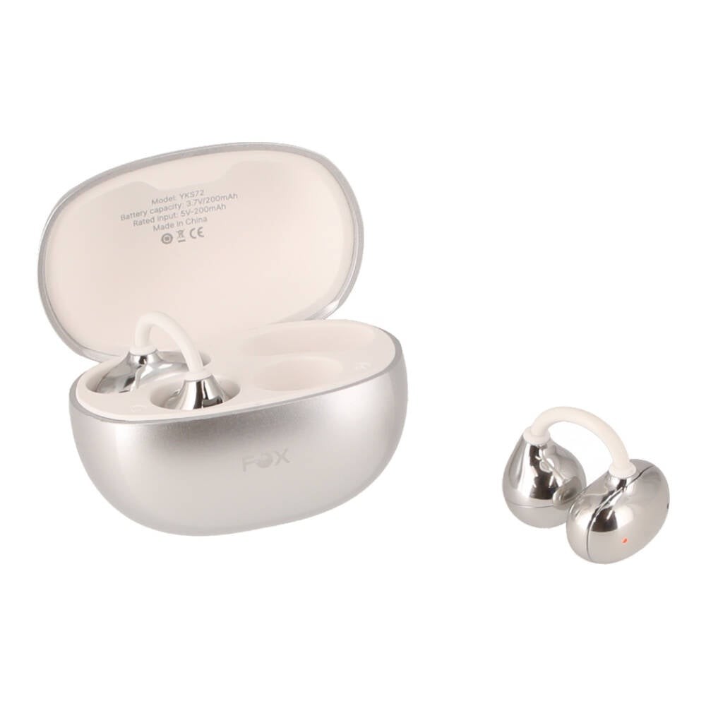 หูฟัง FOX TWS Open-Earbuds Clip (YKS72) Silver